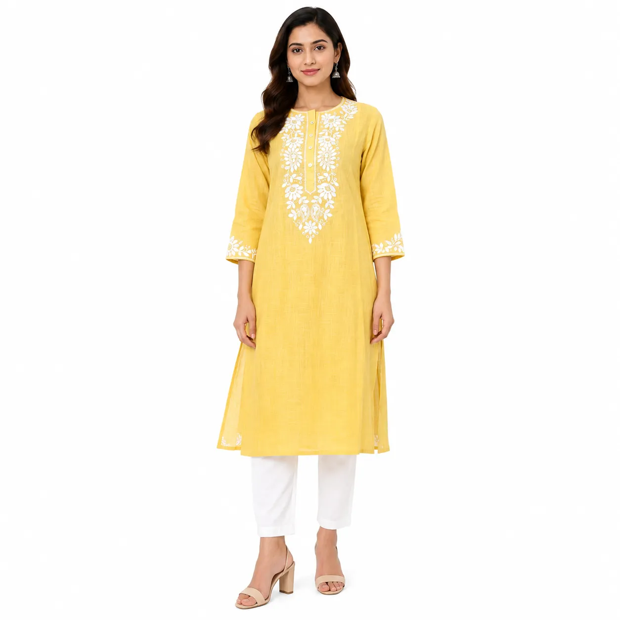 REHNI MUSTARD YELLOW KURTA SET