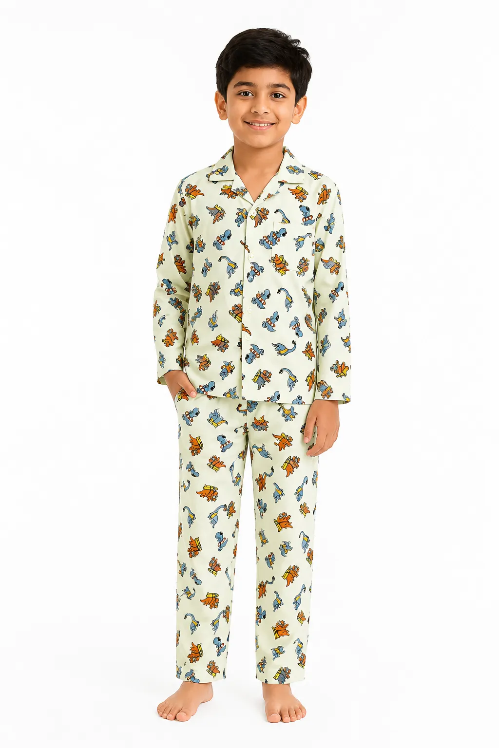NYD Kids Space Print 100% Cotton Night S...