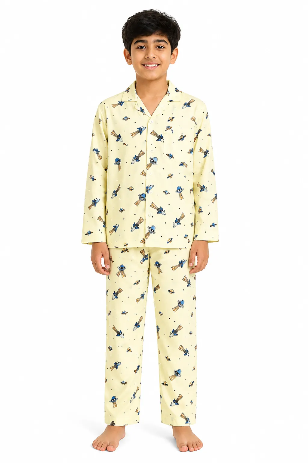 NYD Kids Space Print Cotton Night Suit �...